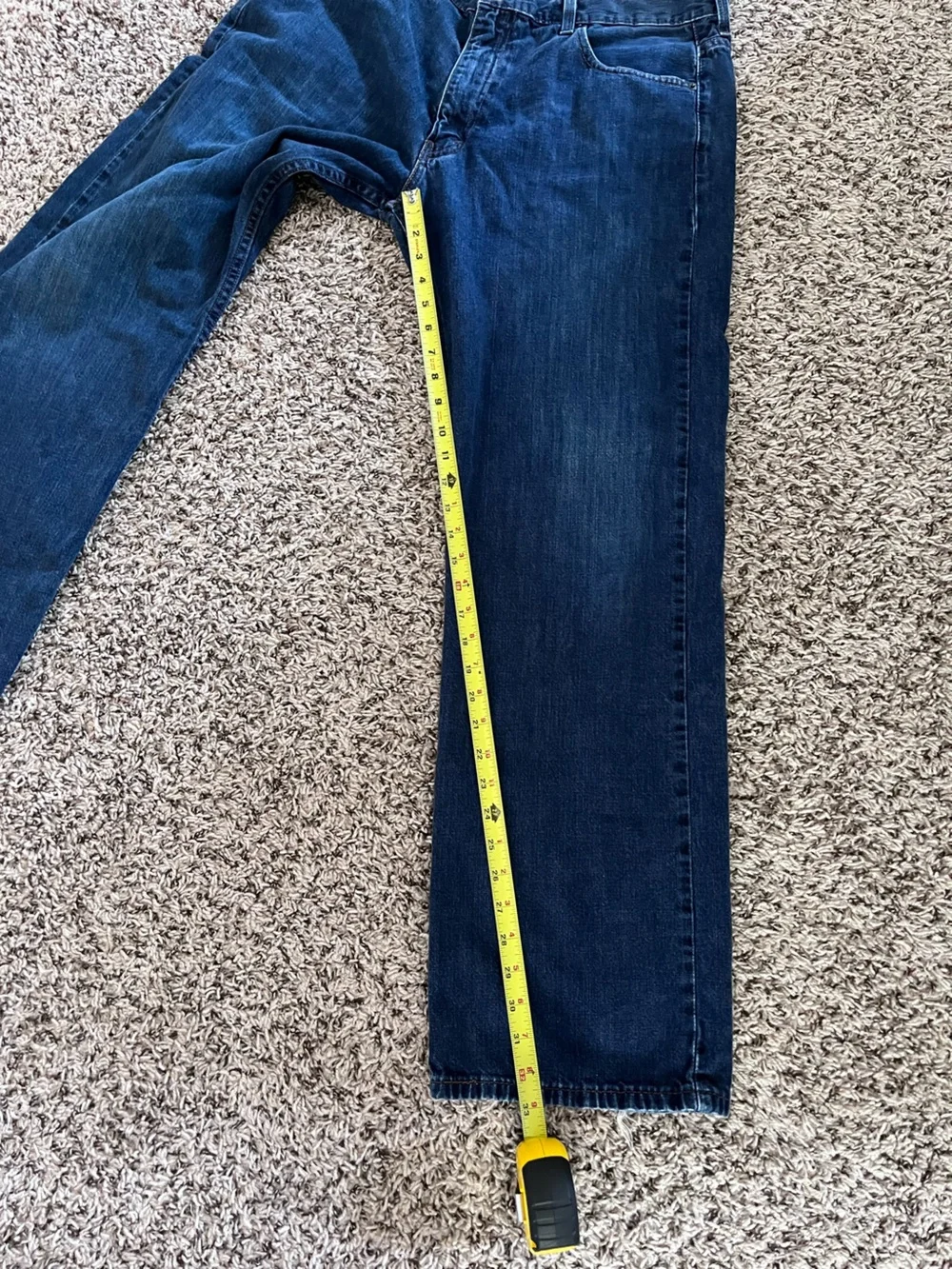 Levis 569 Loose Straight Leg Jeans Mens 36x33 Blue Denim Medium‎ Wash